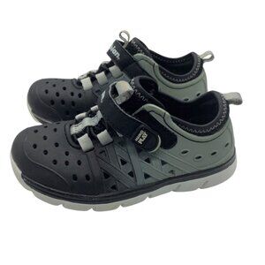 Stride Rite Phibian Kids Black‎ Gray Water Shoes Size 11